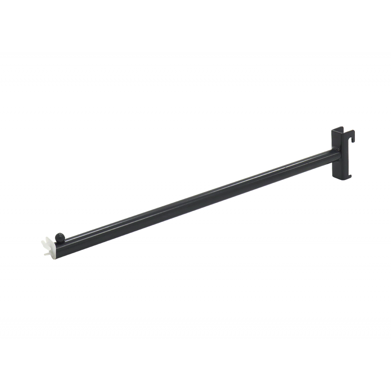 Bras droit pour fond grille, Longueur 450 mm, RAL 7016