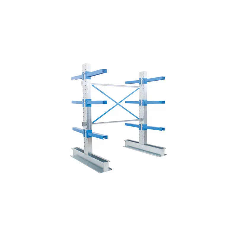Cantilever Semi lourd Double Face, Hauteur 2500 mm, Profondeur 600, 800 ou 1000 mm