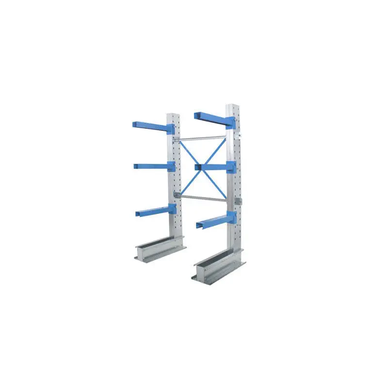Cantilever Semi lourd Simple Face, Hauteur 2500 mm, Profondeur 600, 800 ou 1000 mm