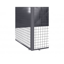 Poteau d'angle pour cloison industrielle