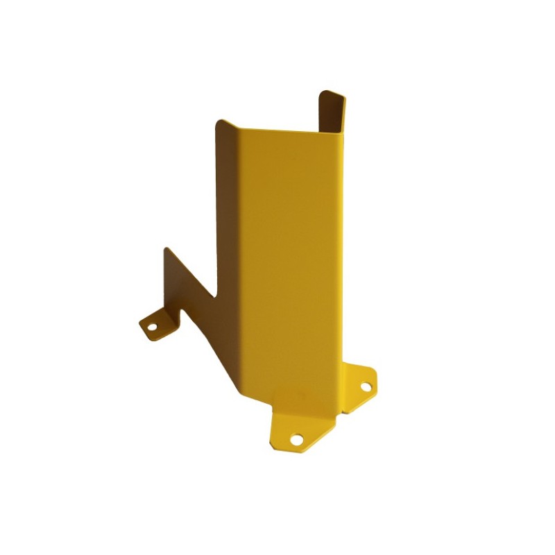 Sabot de protection avec passage lisse pour montant d'échelle de rack à palettes