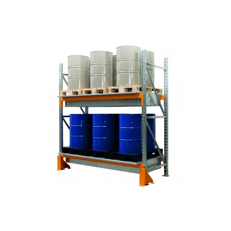2 Bacs de rétention 2680 x 1300 x 250 mm, 2 Echelles 3000 x 1000 + 2 sabots, 4 Lisses 2700 mm 2T4 + goupilles