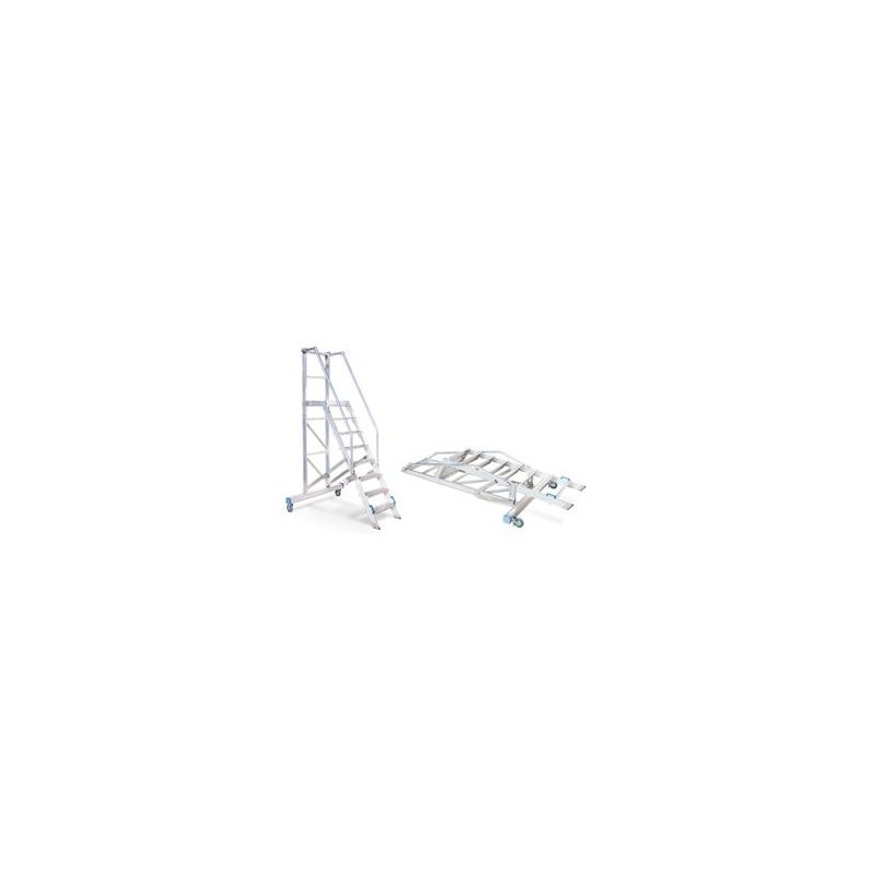 Plateforme d'accès en Aluminium, 1844 x 3029 x H.2000 mm, Charge max 150 kg